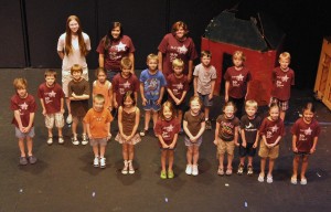 The youngest participants, with teachers Monica Lewis, Jessica Orozco, and Jen Neidl